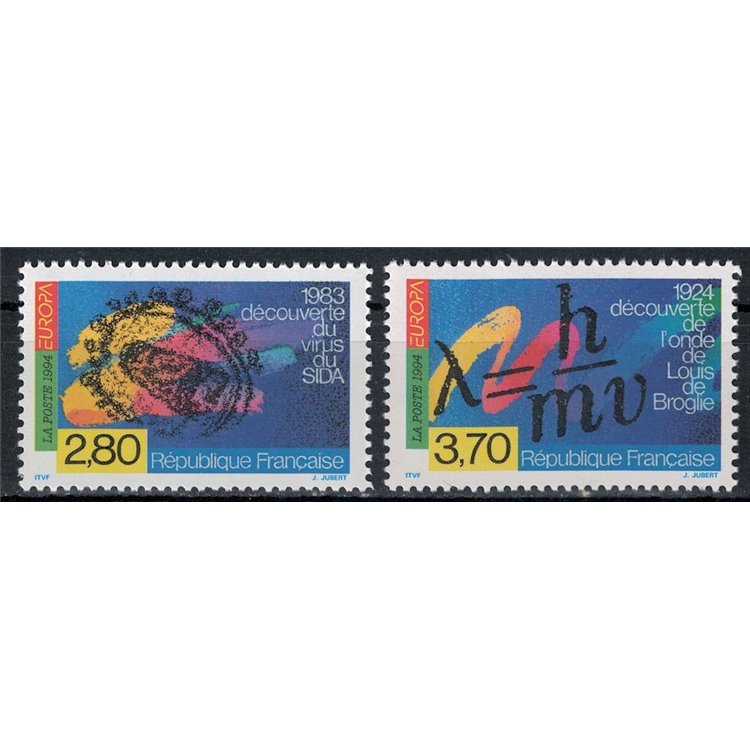 FRANCE 1994 Europe 2v MNH**