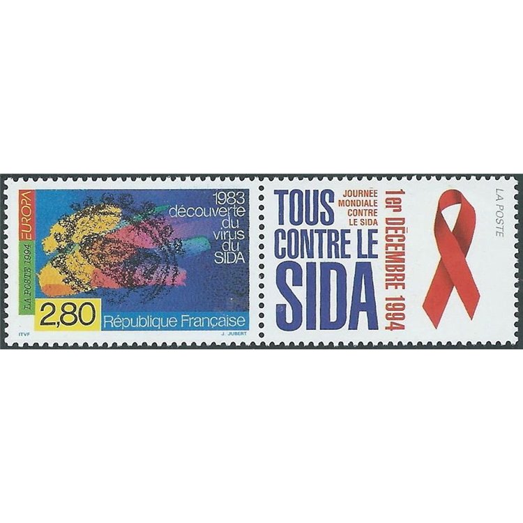 FRANCE 1994 Europe (with AIDS appendix) MNH**