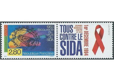FRANCE 1994 Europe (with AIDS appendix) MNH**