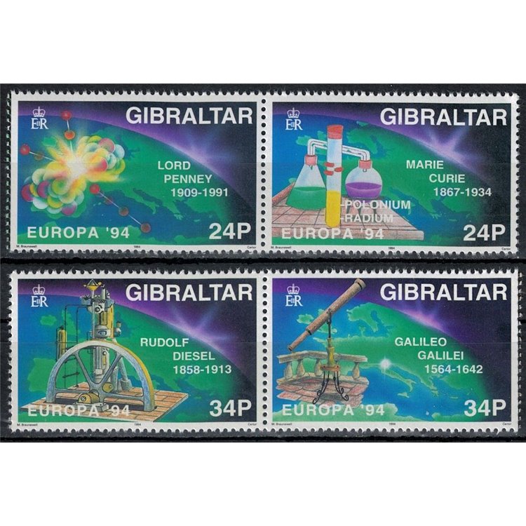 GIBRALTAR 1994 Europe 4v MNH**