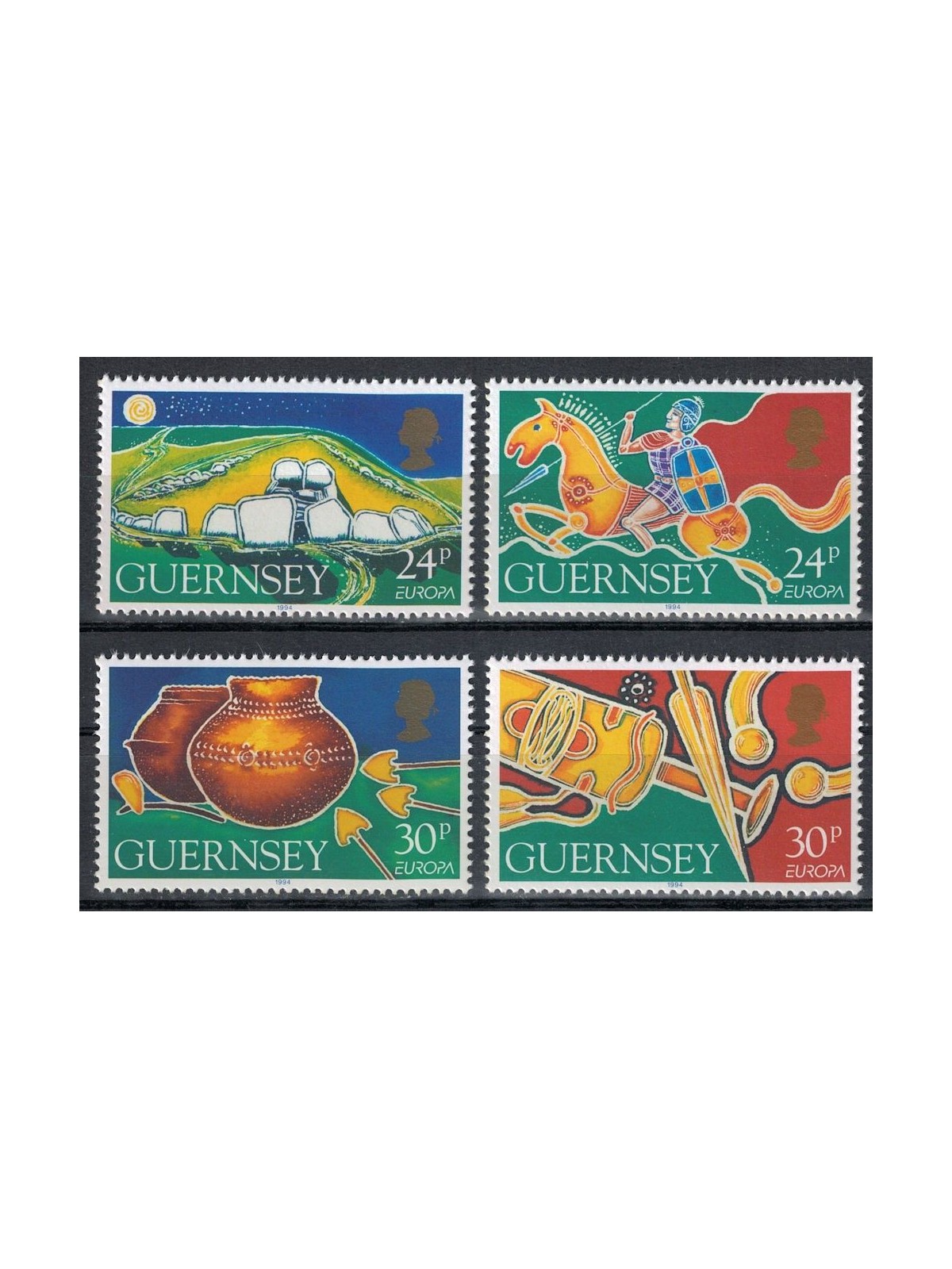 GUERNSEY 1994 Europe 4v MNH**