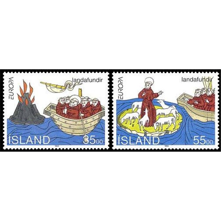 ICELAND 1994 Europe 2v MNH**
