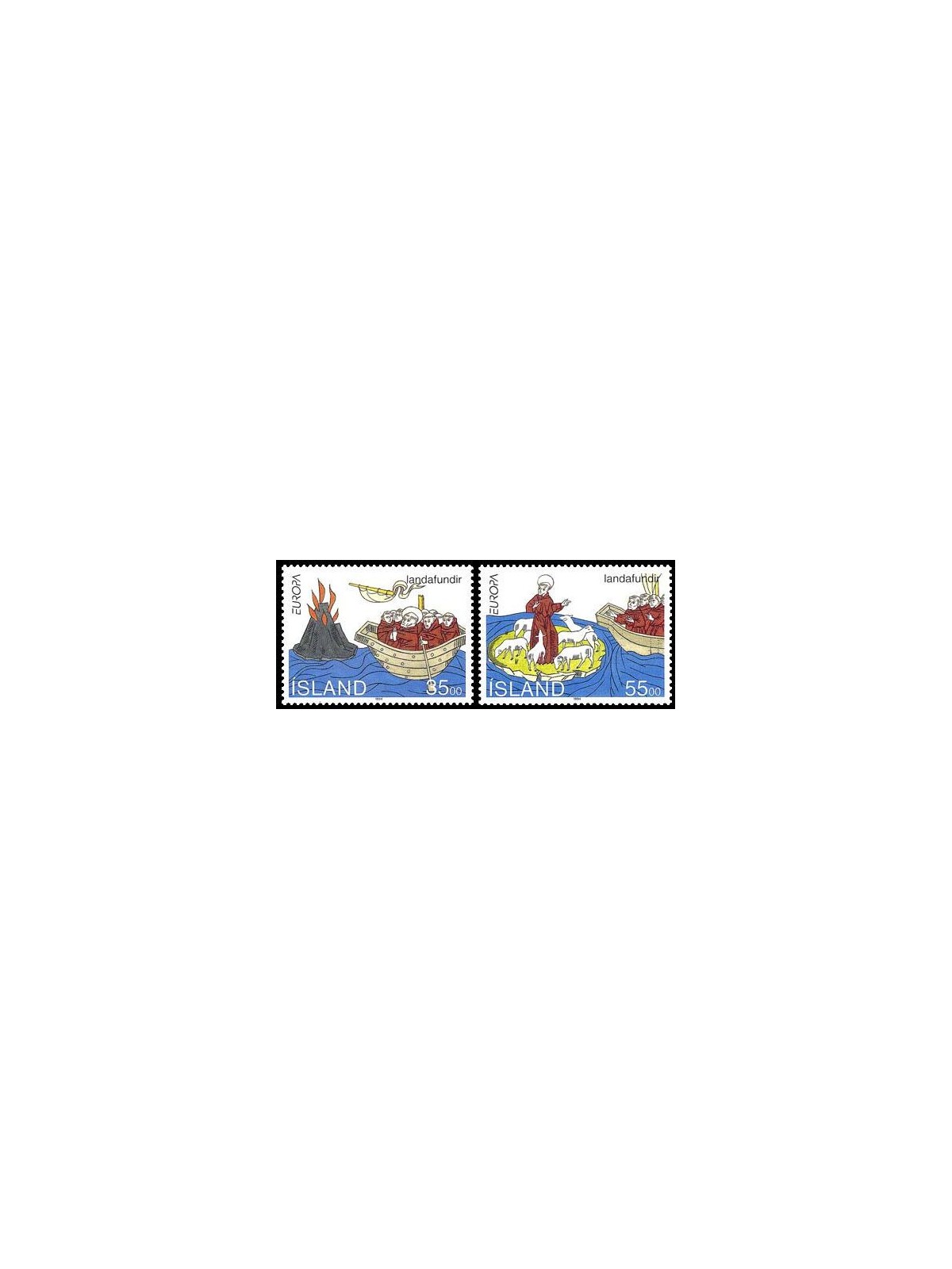ICELAND 1994 Europe 2v MNH**
