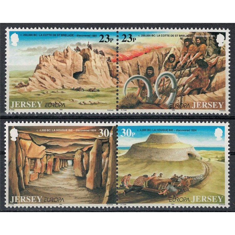 JERSEY 1994 Europa 4v MNH**