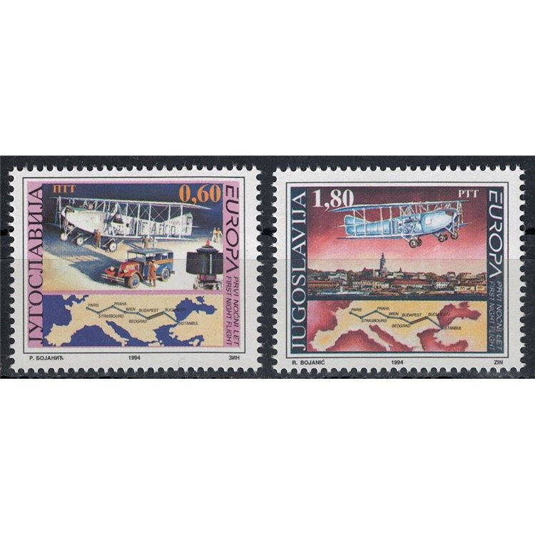YUGOSLAVIA 1994 Europe 2v MNH**