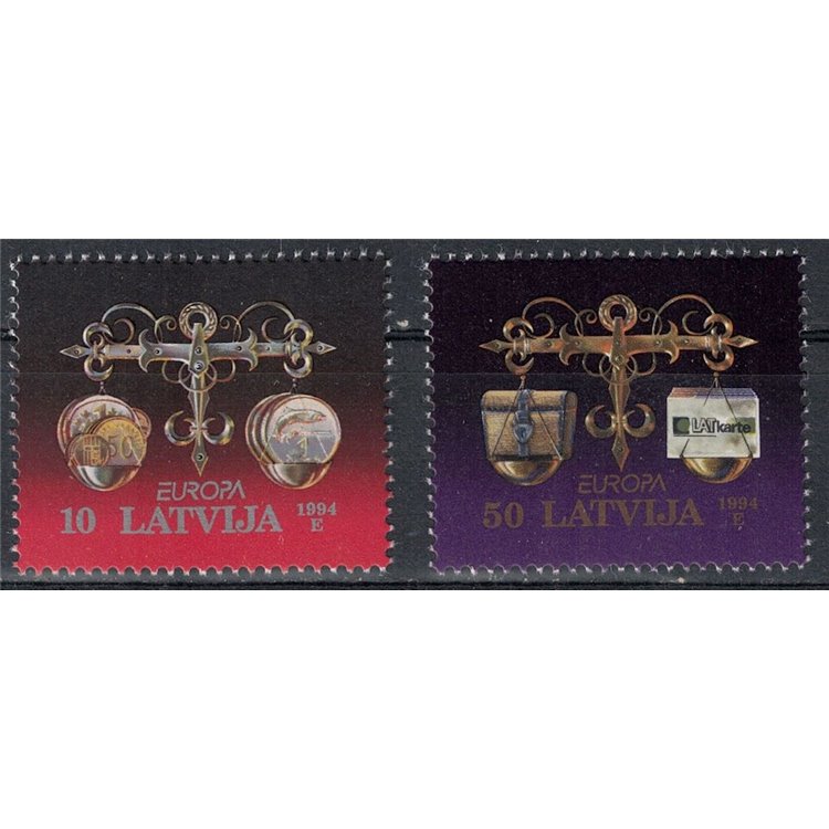 LATVIA 1994 Europe 2v MNH**