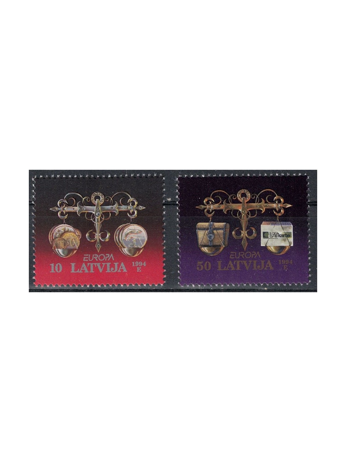 LATVIA 1994 Europe 2v MNH**