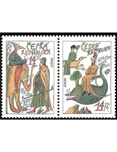 REPUBBLICA CECA 1994 Europa 2v MNH**