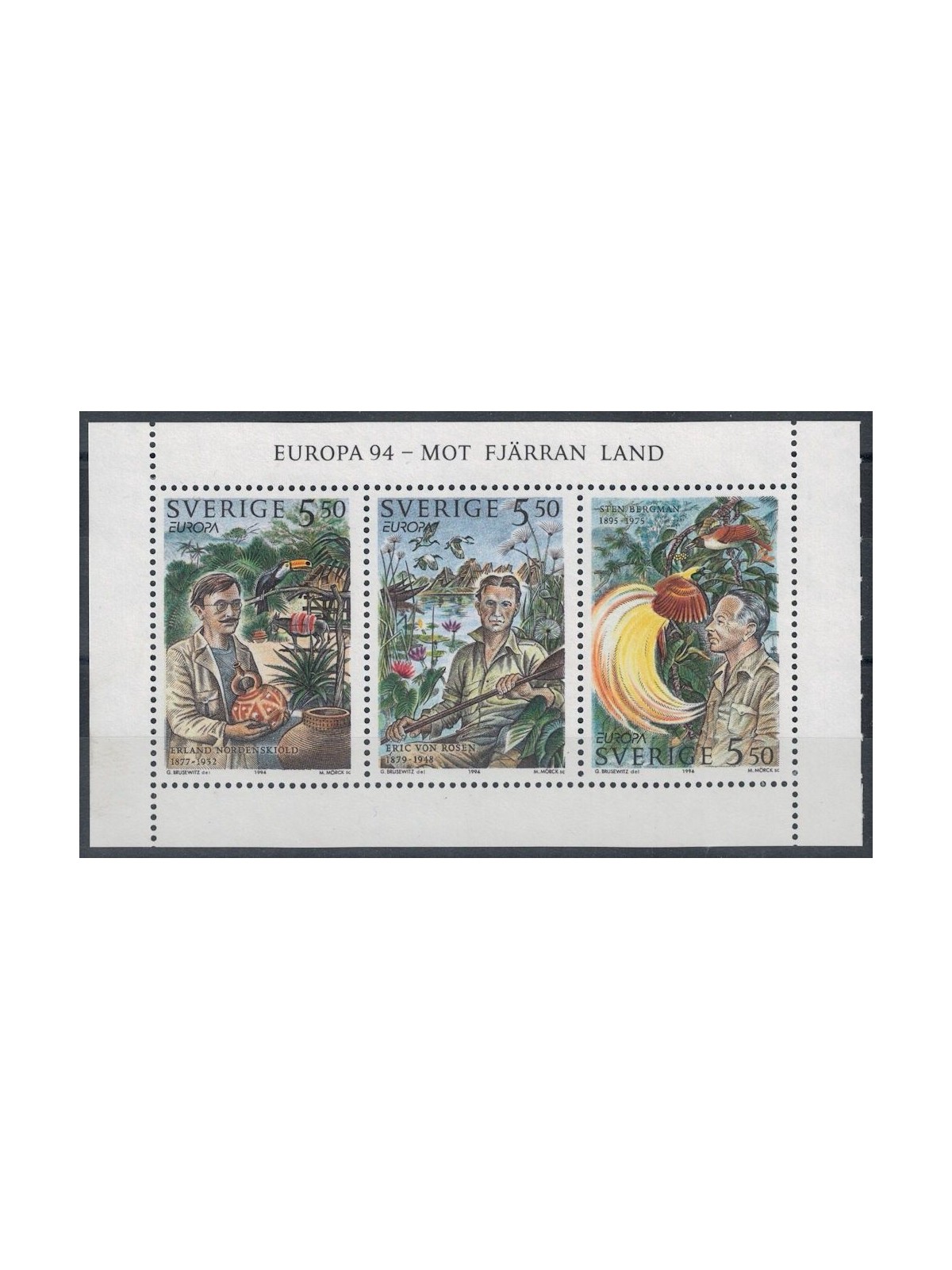 SVEZIA 1994 Europa BF MNH**