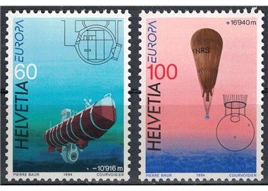 SWITZERLAND 1994 Europe 2v MNH**