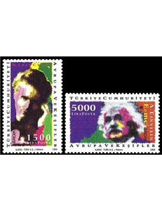 Türkiye 1994 Europe 2v MNH**
