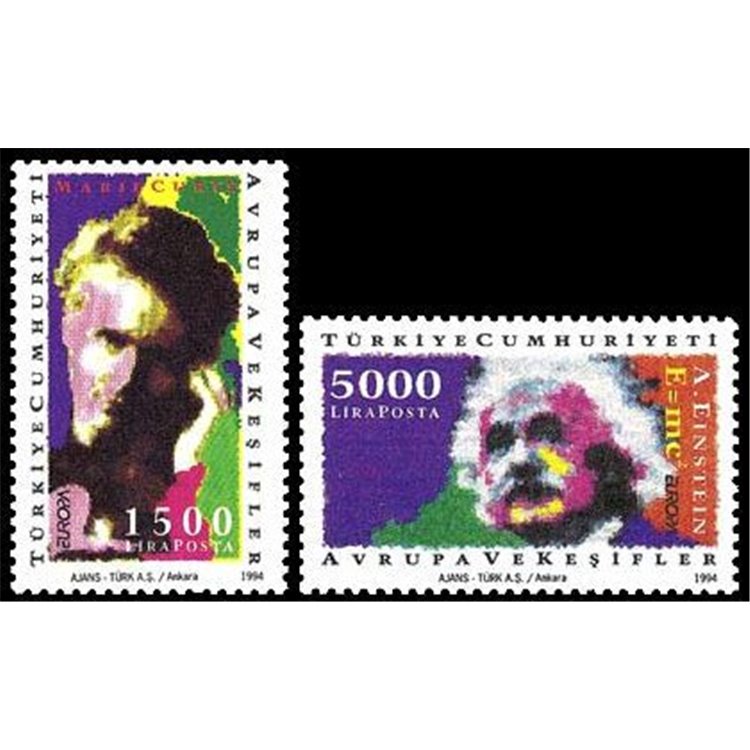 Türkiye 1994 Europe 2v MNH**
