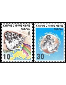 CYPRUS 1995 Europe 2v MNH**