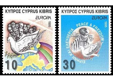 CYPRUS 1995 Europe 2v MNH**