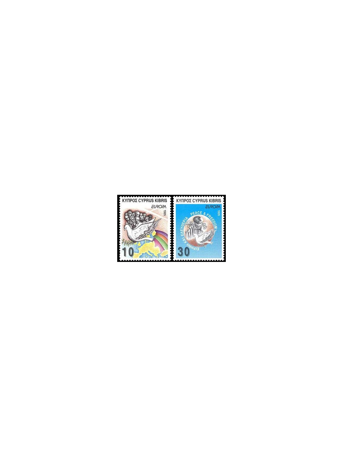 CYPRUS 1995 Europe 2v MNH**