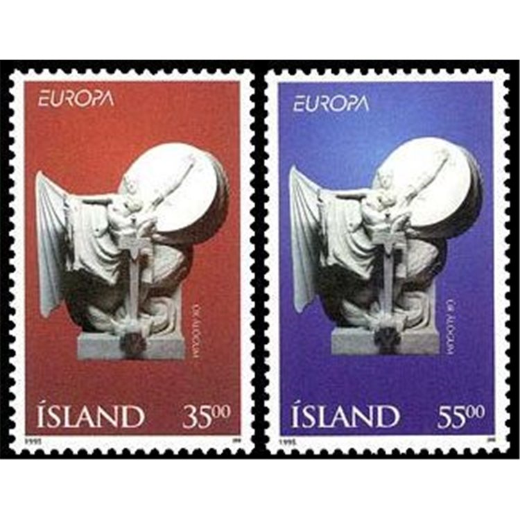 ISLANDA 1995 Europa 2v MNH**
