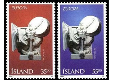 ISLANDA 1995 Europa 2v MNH**
