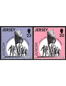 JERSEY 1995 Europe 2v MNH**