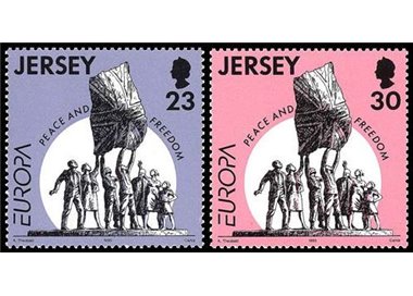 JERSEY 1995 Europe 2v MNH**
