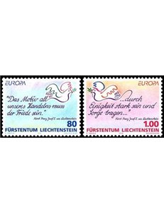 LIECHTENSTEIN 1995 Europa 2v MNH**