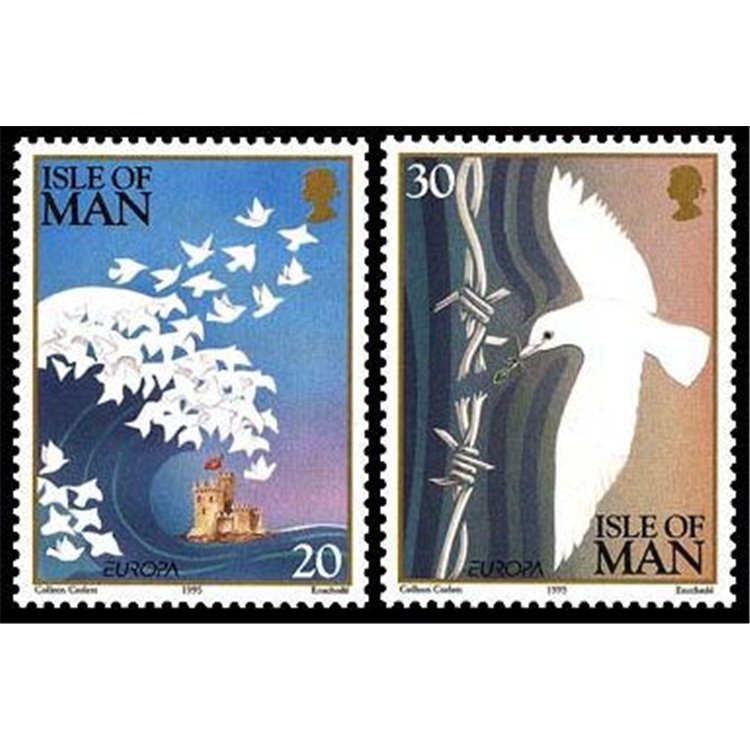 MAN 1995 Europa 2v MNH**