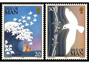 MAN 1995 Europa 2v MNH**