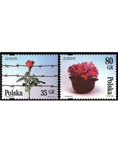 POLAND 1995 Europe 2v MNH**