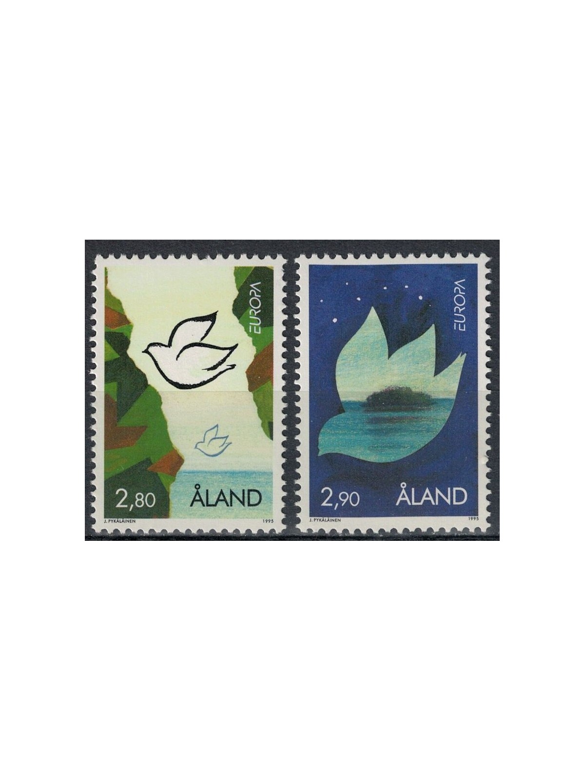 ALAND 1995 Europe 2v MNH**
