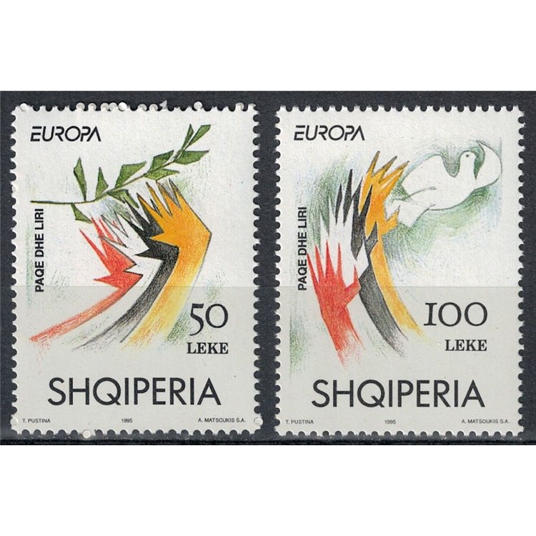 ALBANIA 1995 Europa 2v MNH**