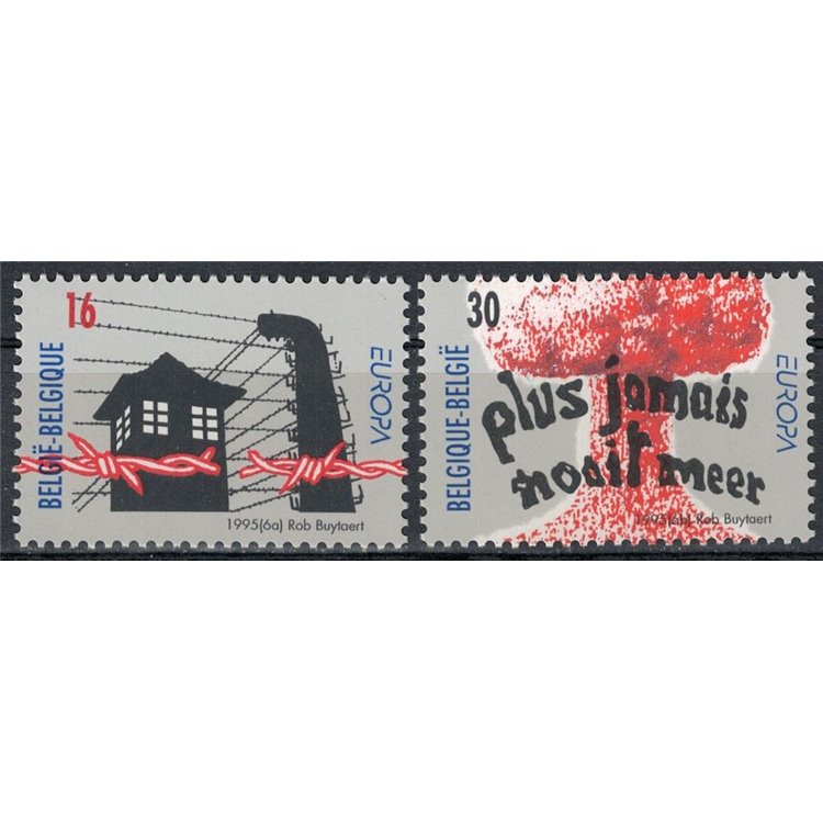 BELGIUM 1995 Europe 2v MNH**