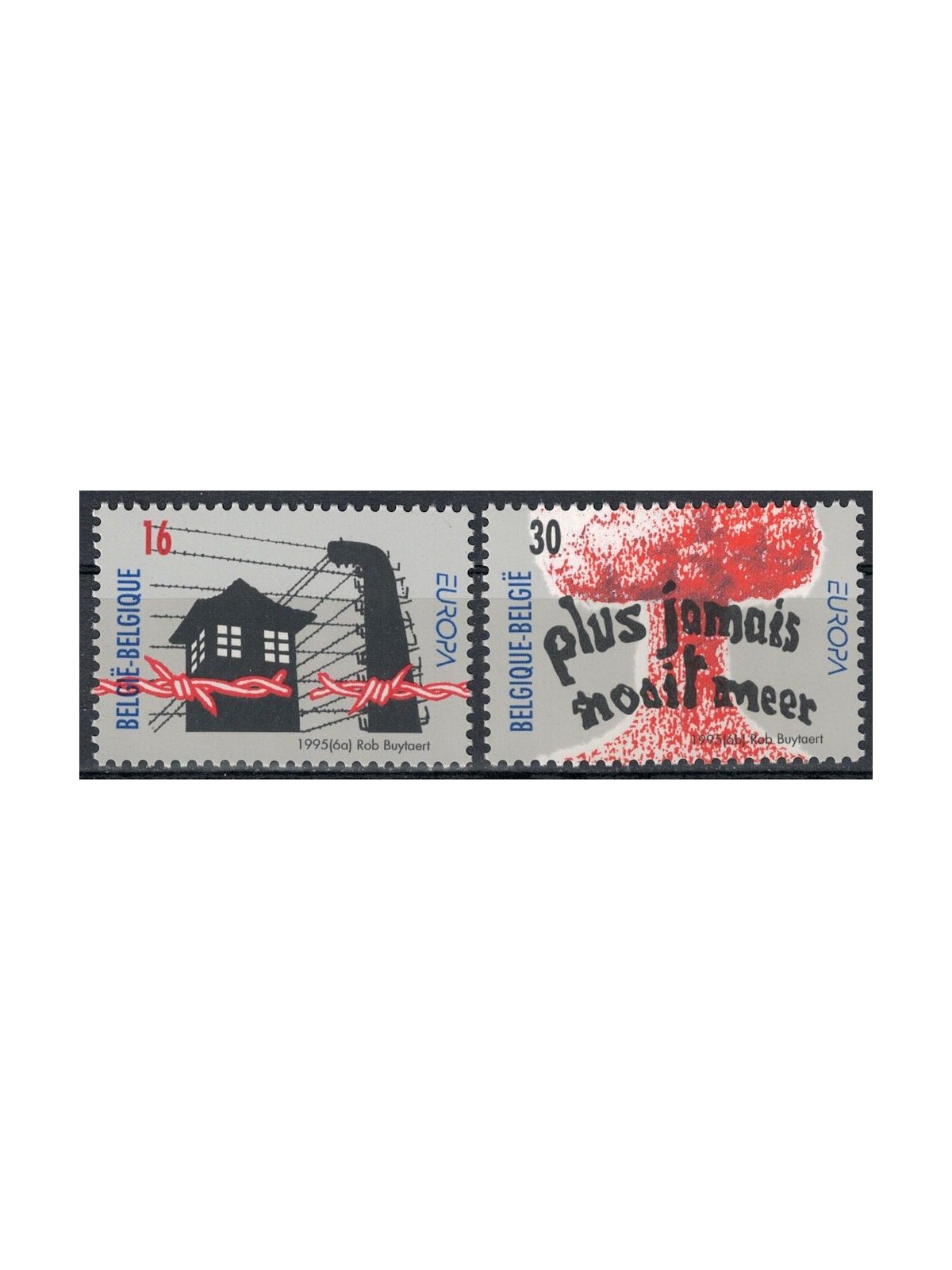 BELGIUM 1995 Europe 2v MNH**