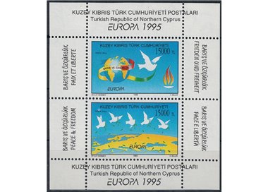 NORTHERN CYPRUS 1995 Europe s/s MNH**