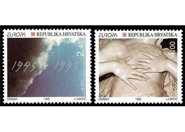 CROATIA 1995 Europe 2v MNH**