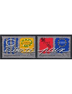 FRANCE 1995 Europe 2v MNH**
