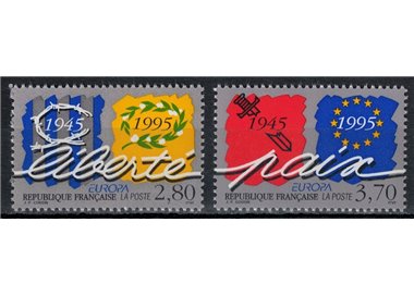 FRANCE 1995 Europe 2v MNH**