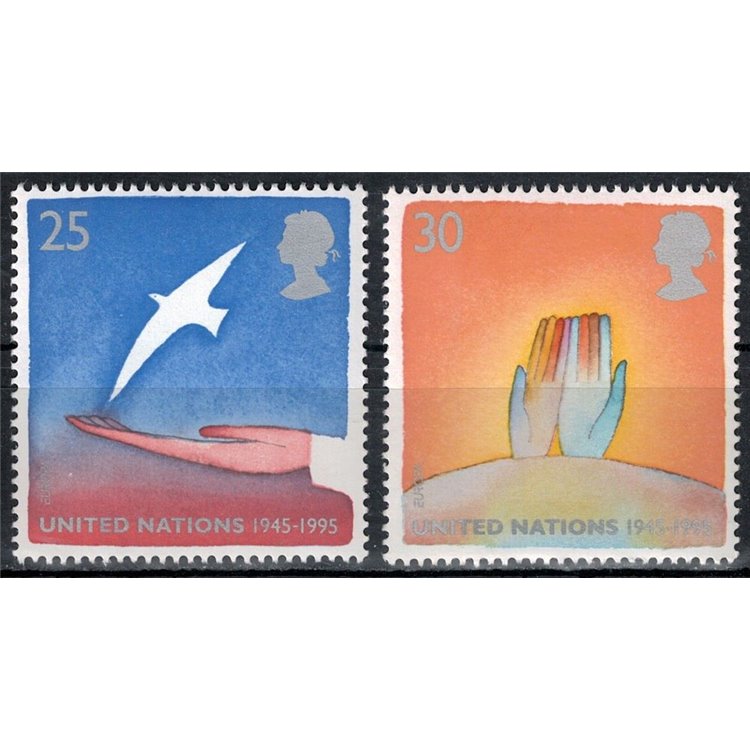 GREAT BRITAIN 1995 Europe 2v MNH**