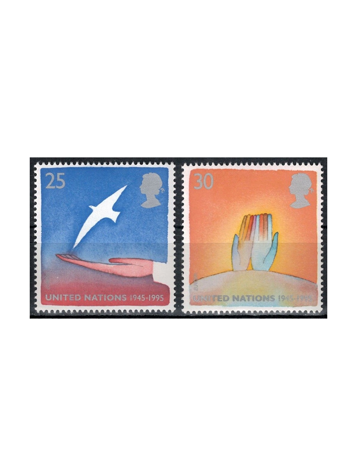 GREAT BRITAIN 1995 Europe 2v MNH**