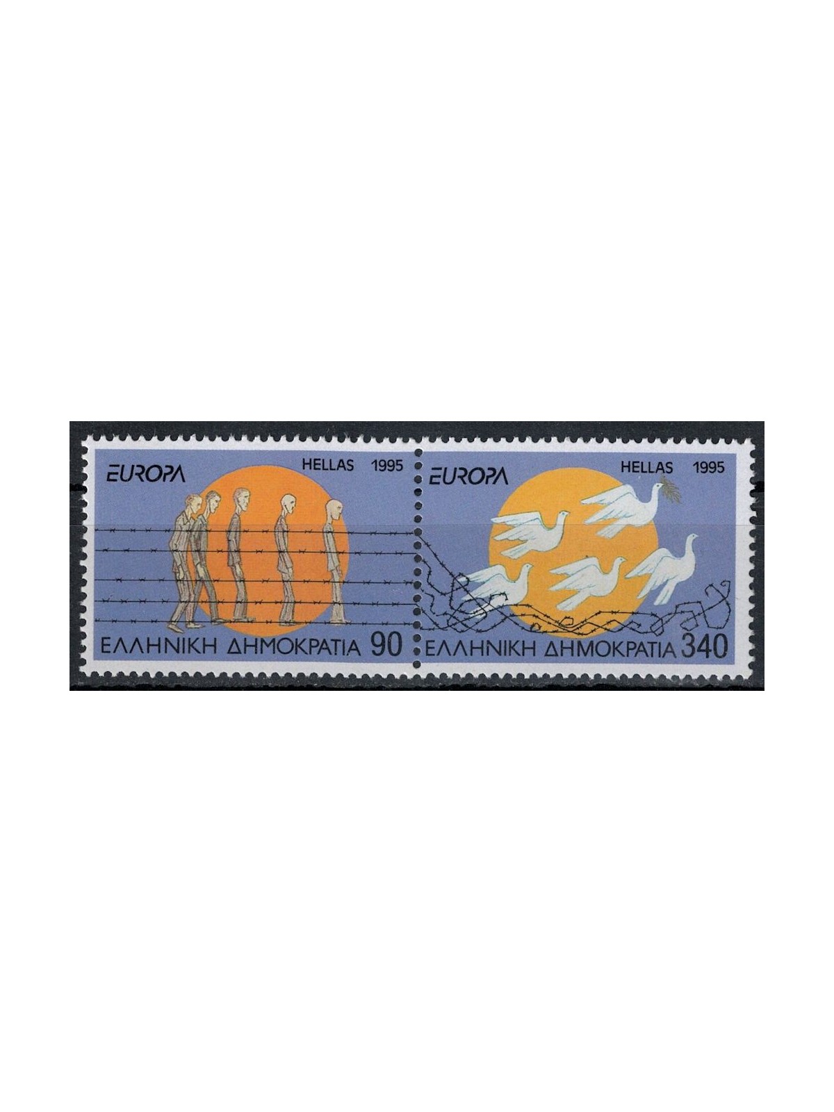 GREECE 1995 Europe 2v MNH**