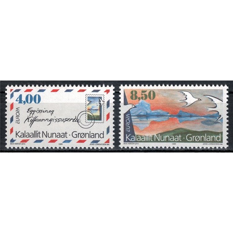 GREENLAND 1995 Europe 2v MNH**