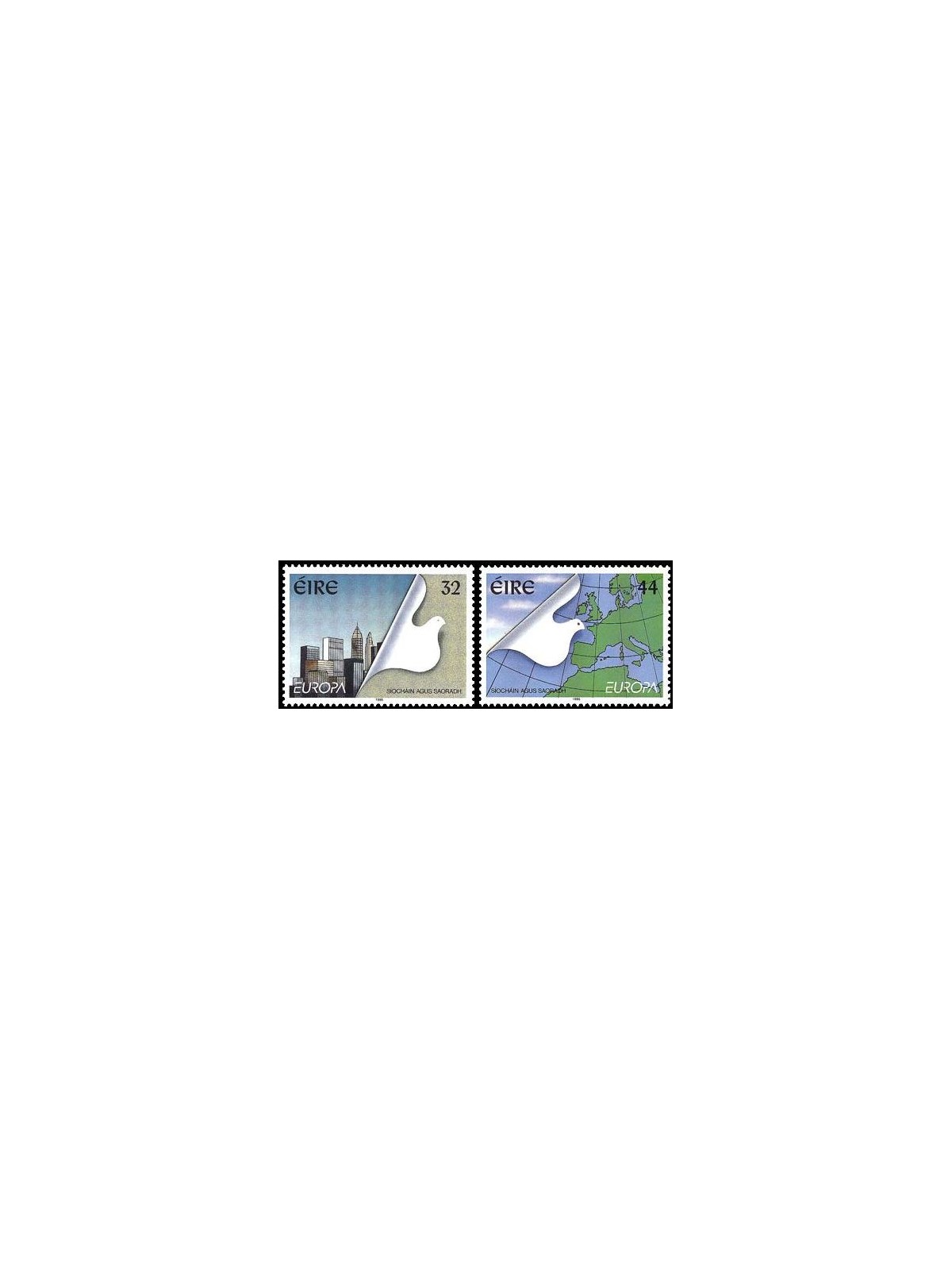 IRELAND 1995 Europe 2v MNH**