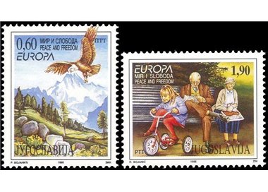 JUGOSLAVIA 1995 Europa 2v MNH**