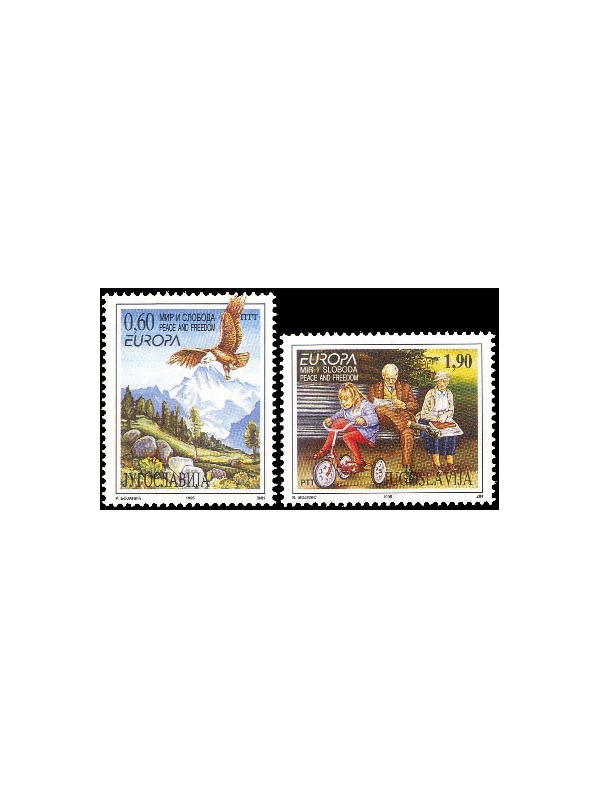 JUGOSLAVIA 1995 Europa 2v MNH**