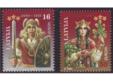 LATVIA 1995 Europe 2v MNH**