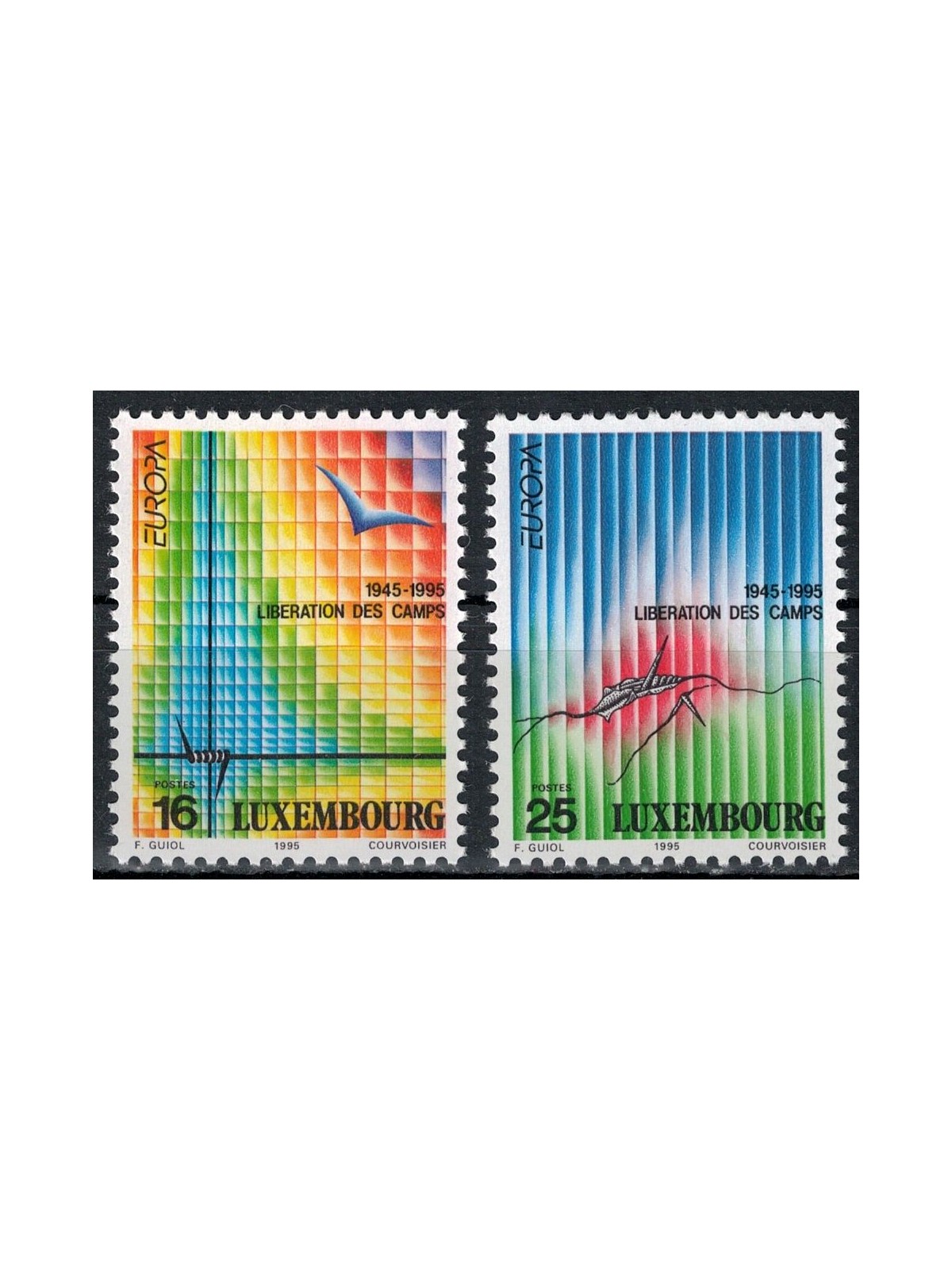 LUSSEMBURGO 1995 Europa 2v MNH**