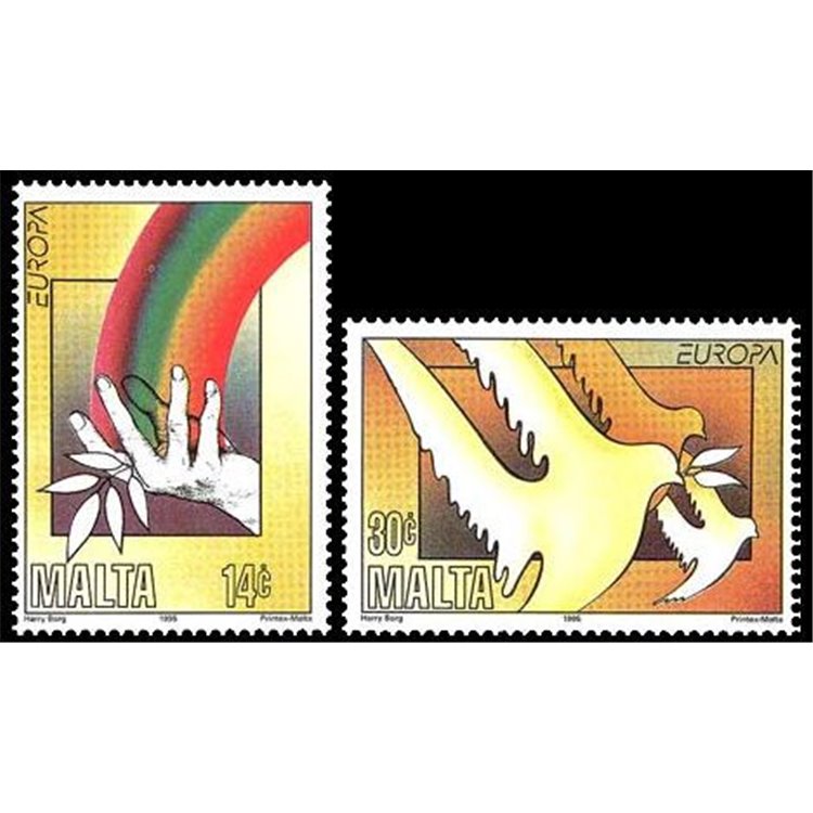 MALTA 1995 Europe 2v MNH**