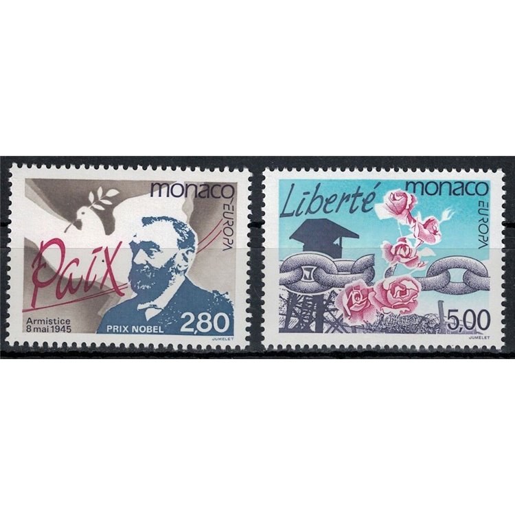 MONACO 1995 Europe 2v MNH**