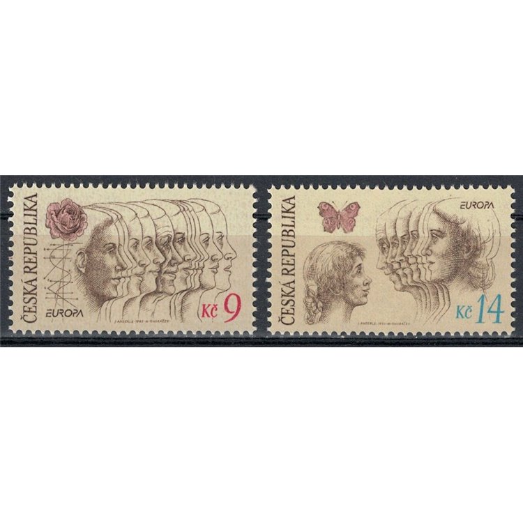 CZECH REPUBLIC 1995 Europe 2v MNH**