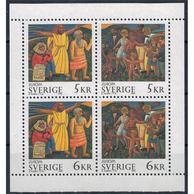 SVEZIA 1995 Europa 4v MNH**