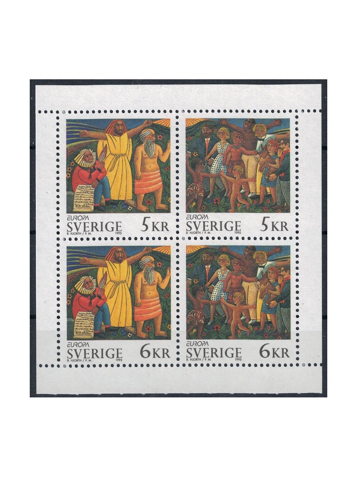 SVEZIA 1995 Europa 4v MNH**