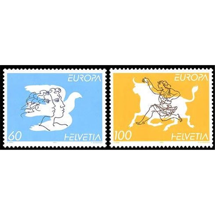 SVIZZERA 1995 Europa 2v MNH**